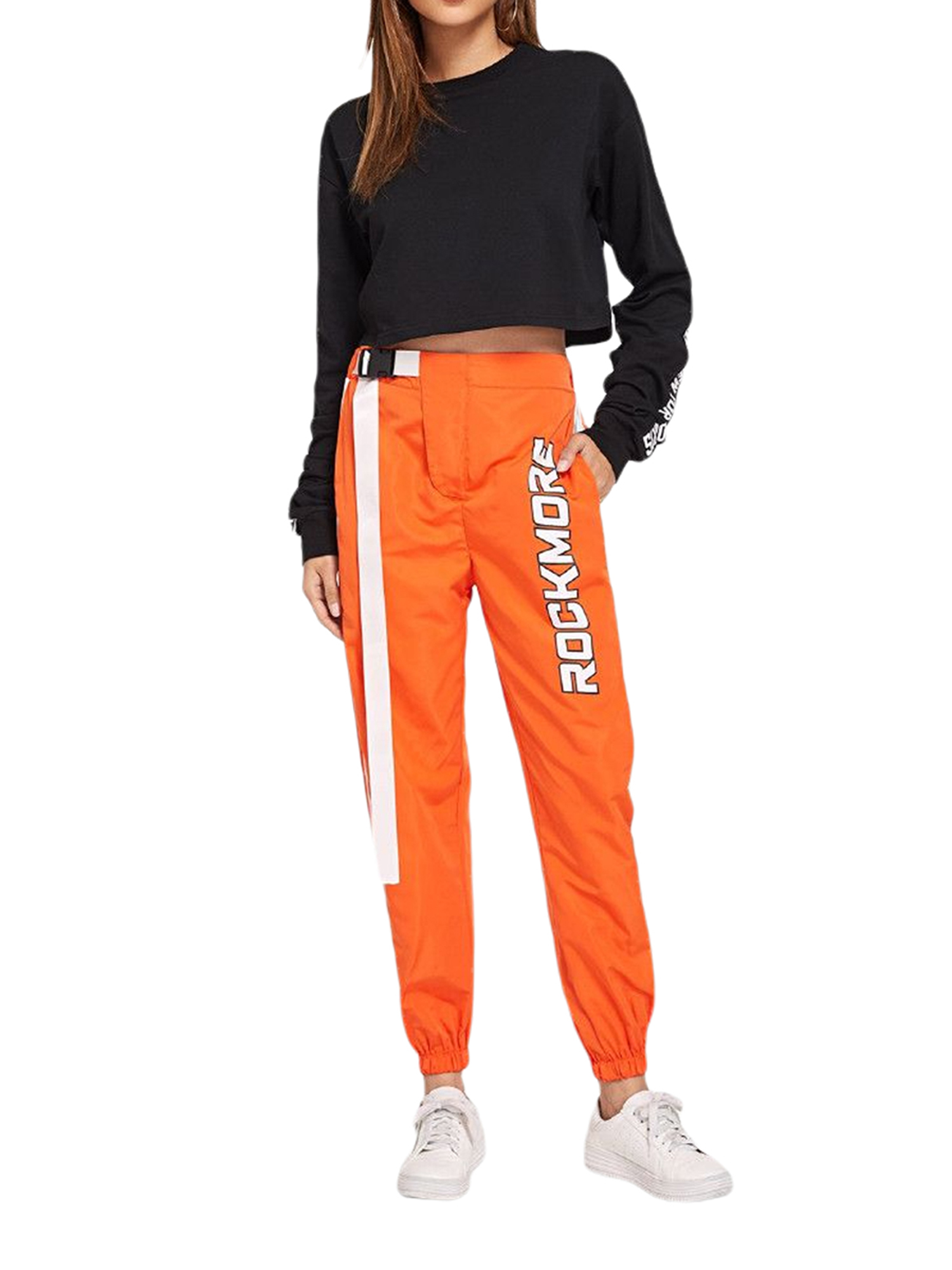 sweatpants with buckles