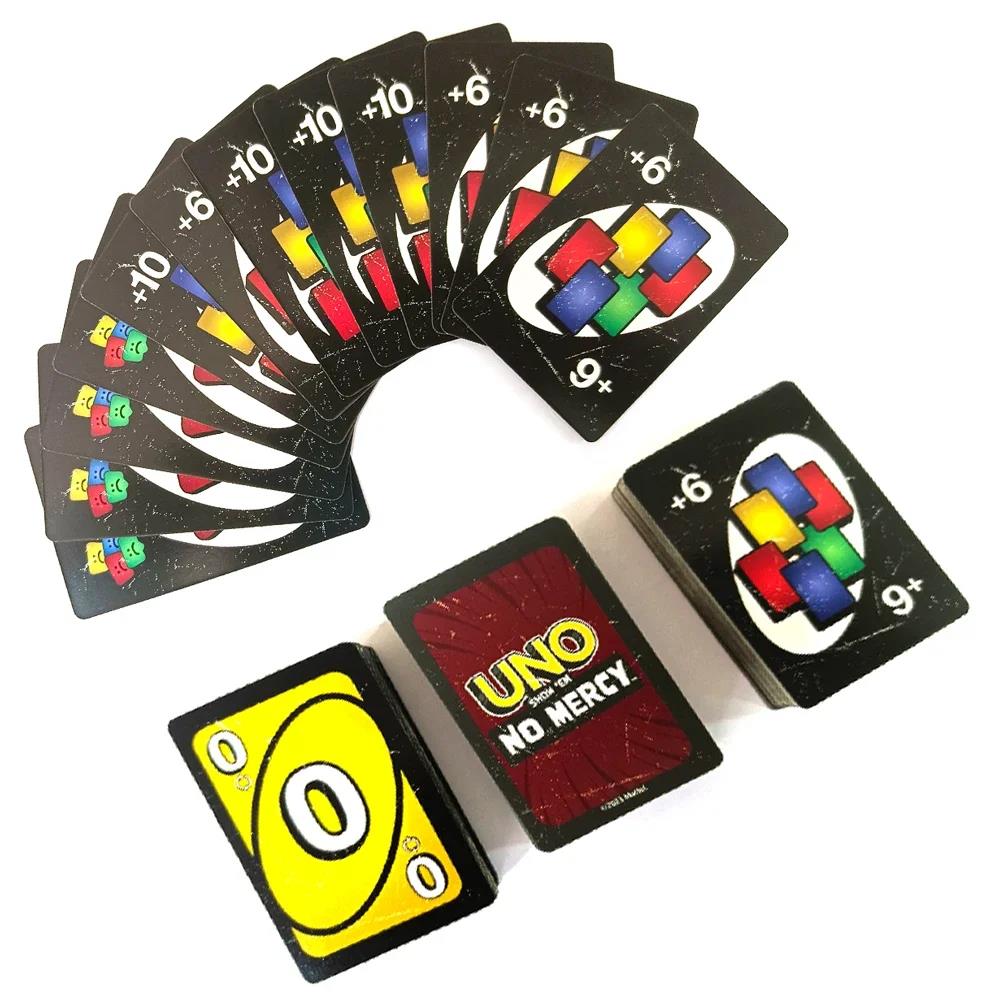 new uno no mercy card game Anime Cartoon Board Game Pattern Family Funny Entertainment uno no mercy game uno Card Game Christma. 