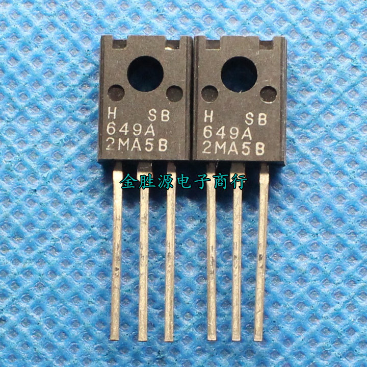 5Pcs- 2SB649A 2SB649 B649 649 PNP Transistor 120V 1.5A 20W Silicon Bipolar Power Transistors Triode TO-126 Package Electrical Circuitry & Parts. 