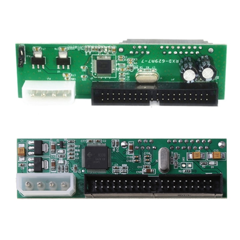 Pata IDE to Sata Hard Drive Adapter 3.5 HDD Parallel to Serial ATA Converts SATA to PATA/ATA/IDE/EIDE Converter Adapter Card. 