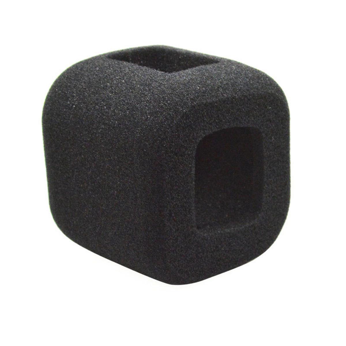 Wind Noise Reduction Windproof Sponge Foam Cover for Gopro Hero 5 4 Session Cam - black