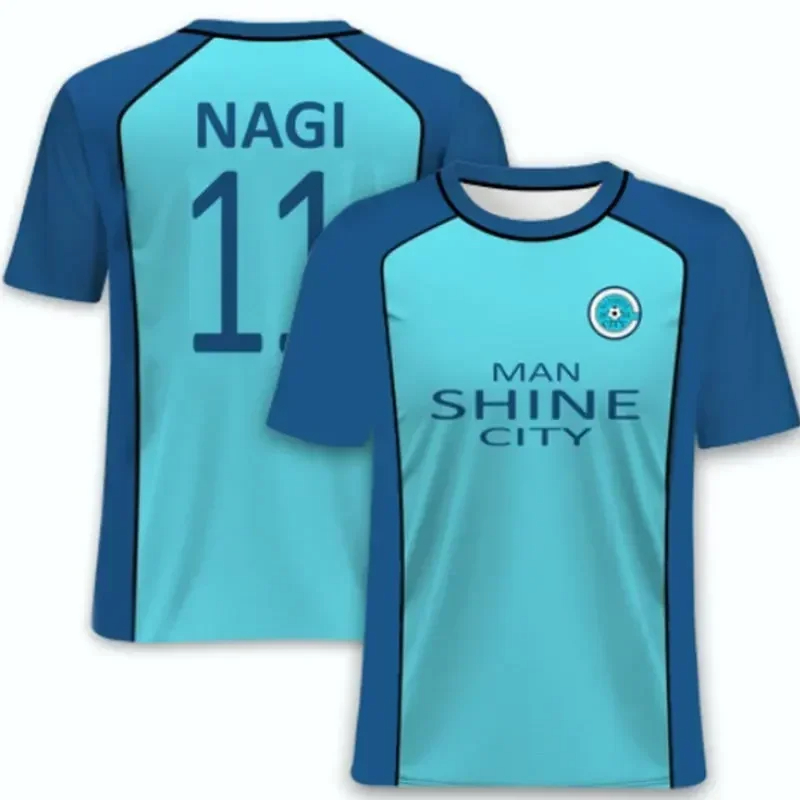 Anime Blue Lock 3D Printed Men/Women Children Jersey Fashion Harajuku Style Football T-shirt Oversized Short Sleeve Top. 