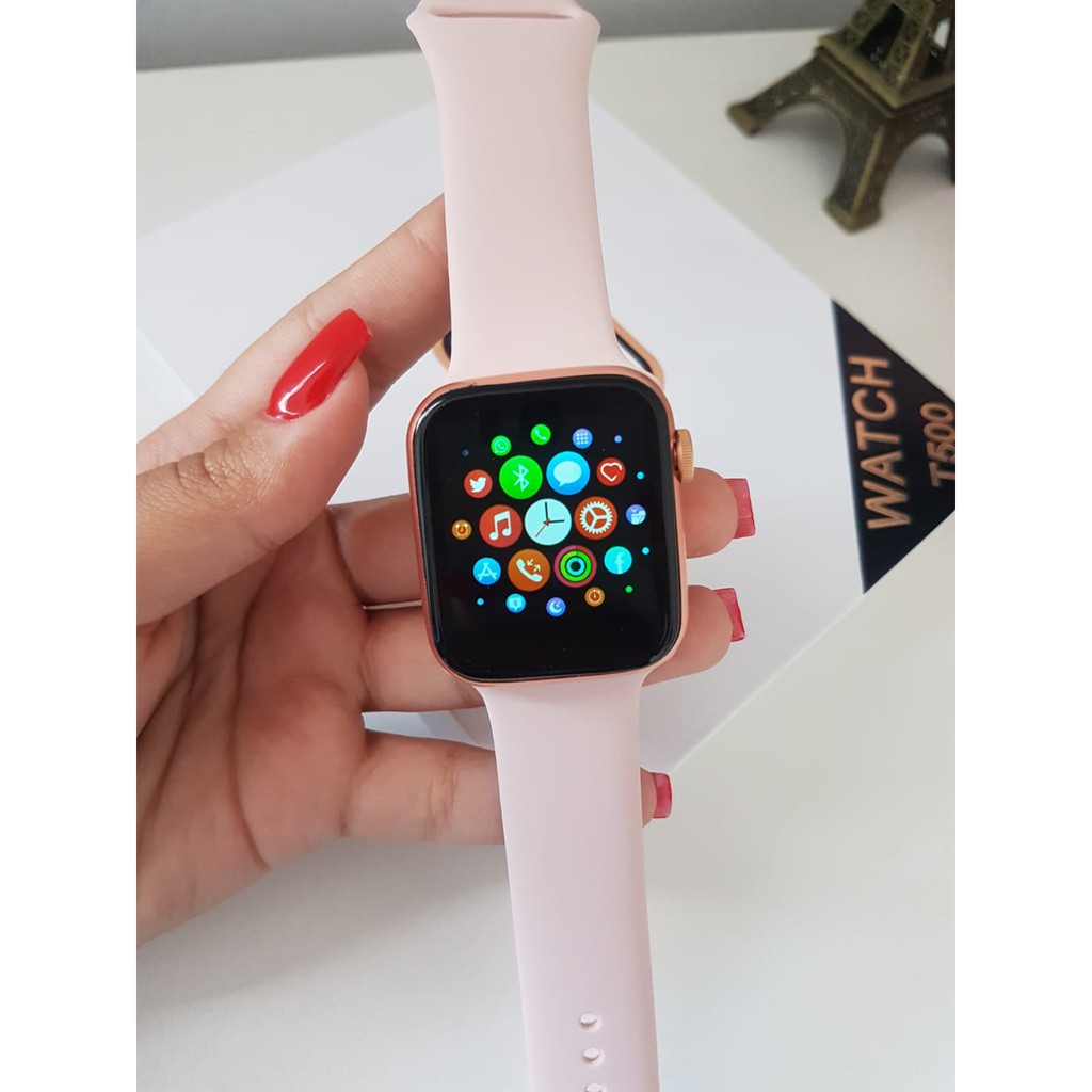 Smartwatch t500 online rosa