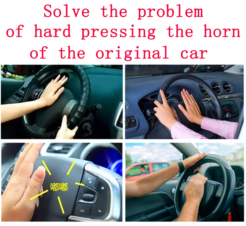 Quickly honk Wireless Horn Button for Car Steering Wheel Remote Control Button Kit 12V/24V Auto Truck Universal Modification. 