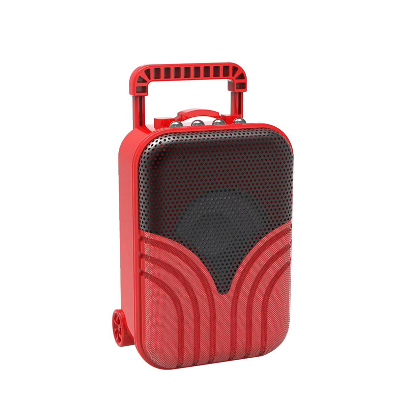 bluetooth speaker creative gift mini trolley box plug-in card radio new retro computer speaker portable audio. 