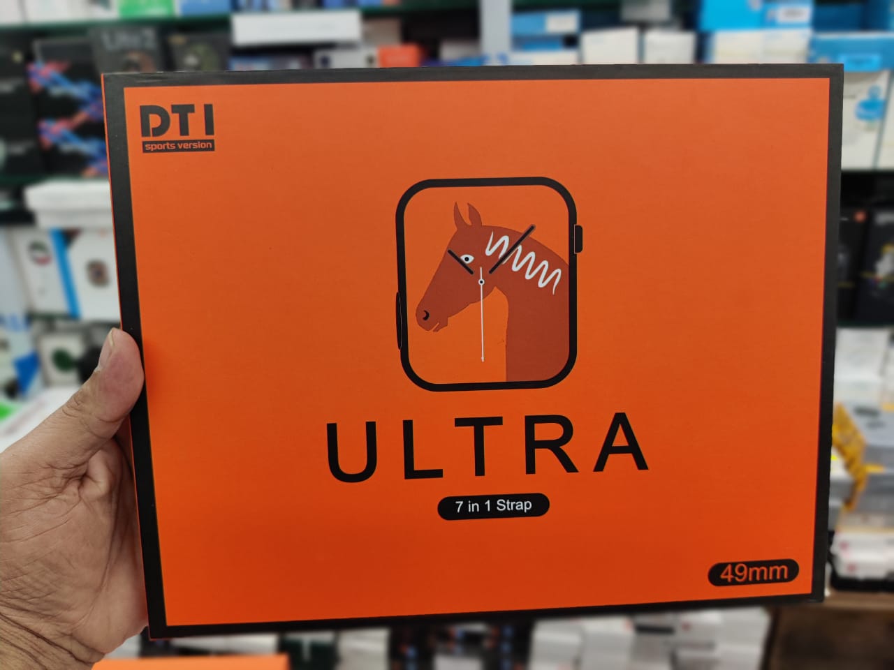 DTI Sports Version Ultra Smart Watch 7 In 1 Straps. 