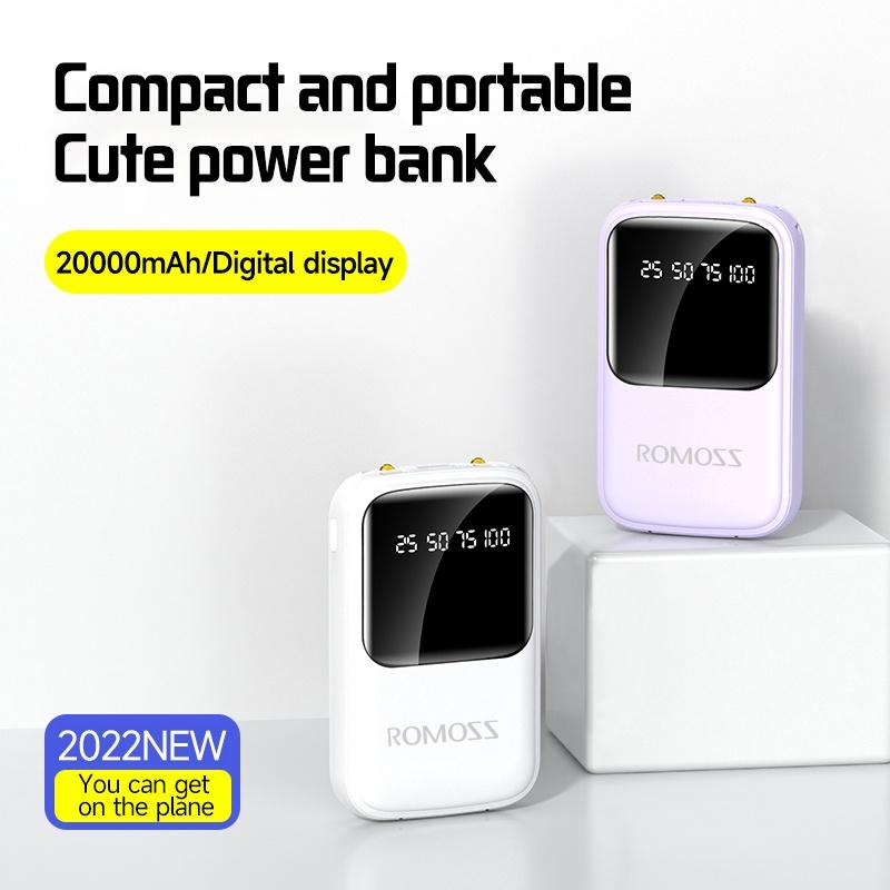 AIKAS COD KC15 20000mah Fast Charger Powerbank With LED Emergency Light