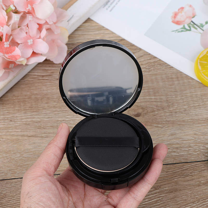 15ML Empty Air Cushion Puff Box CC Cream Container Dressing Case Sponge Mirror. 
