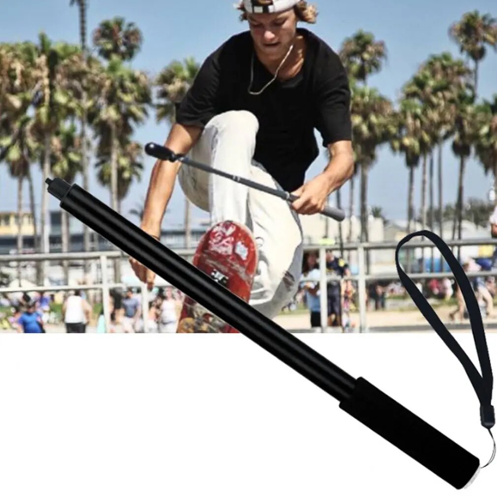 Black Selfie Stick For Insta 360 One X Selfie Stick Sports Camera 360 Degree 2M Time Aluminum Alloy Telescopic Bar. 