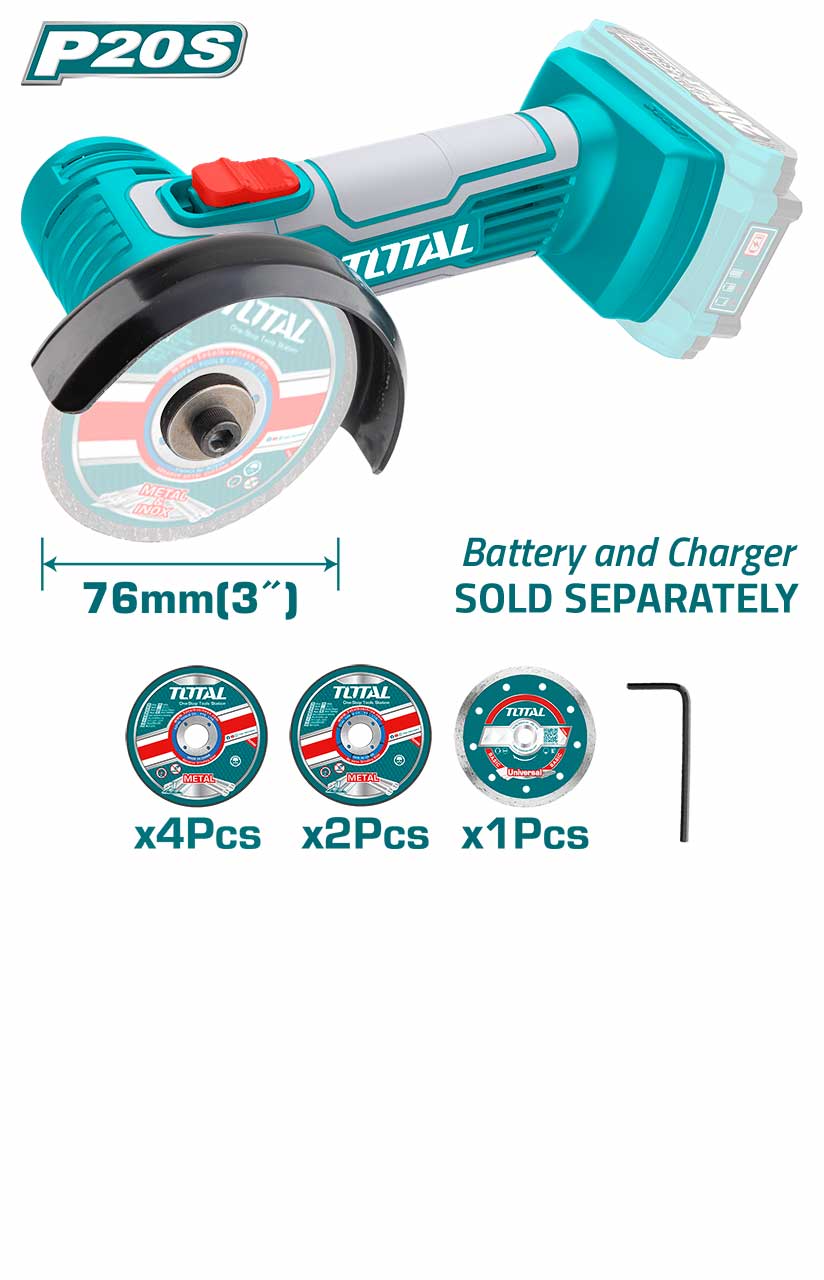 Lithium-Ion Mini Cut-Off Tool (20V) Total - Tagli7601