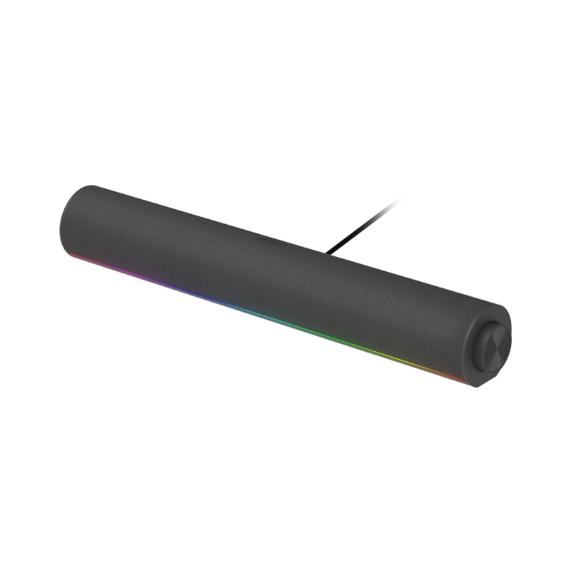 New XIAOMI Redmi Computer Speaker Four-Unit Two-Channel Stereo RGB Ambient Light Bluetooth 5.0 Built-in Microphone Knob Control