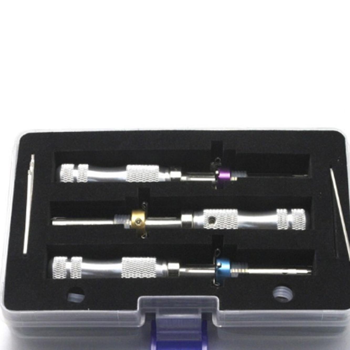 Multifunctional Locksmith Tubular Practical Transparent Unlocking Tool Suit Lockset. 