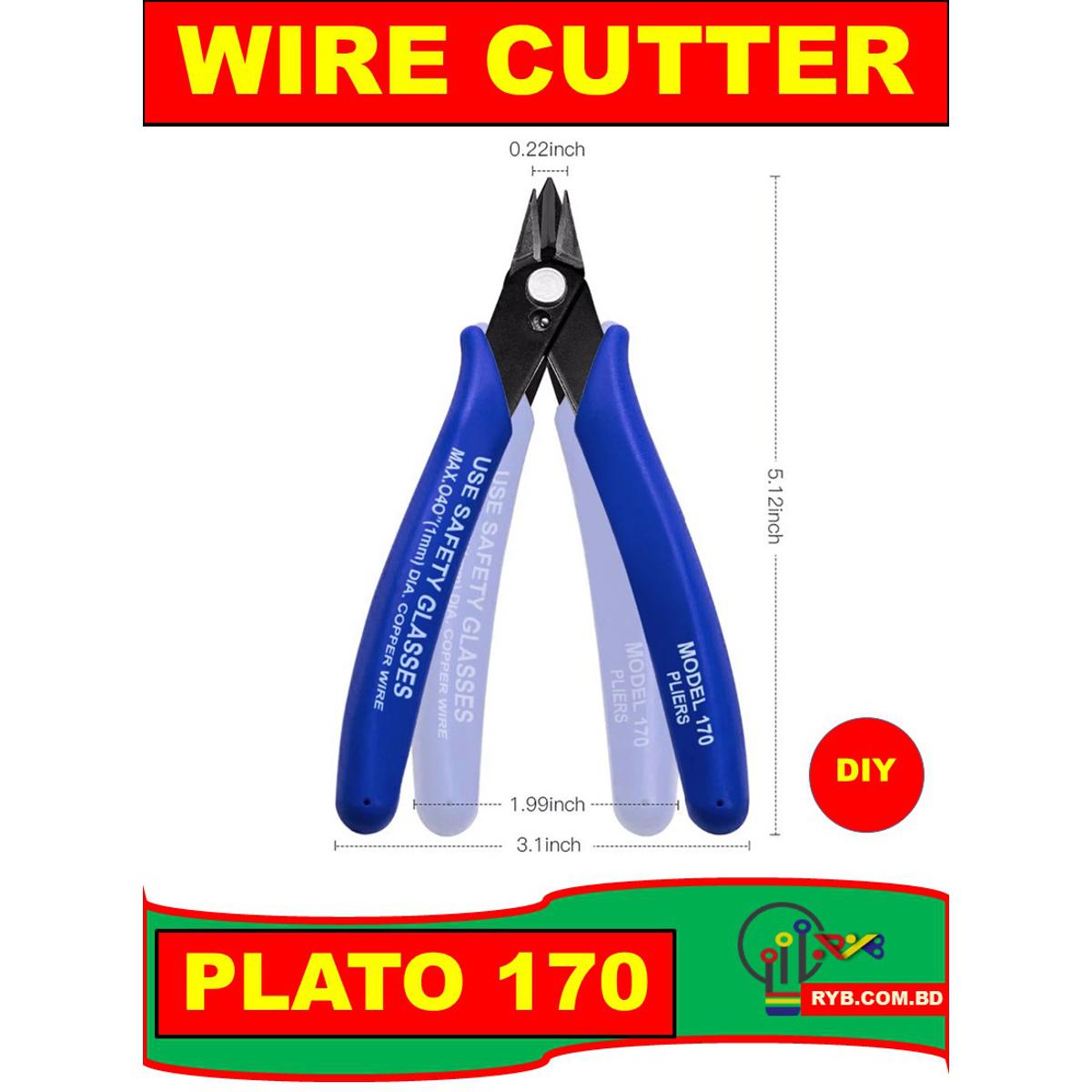 Plato 170 DIY Electronic Diagonal Pliers / Wire Cutter