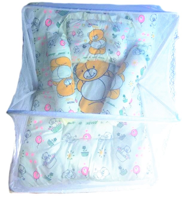 Baby bed tent with mosquito hotsell net and pillow