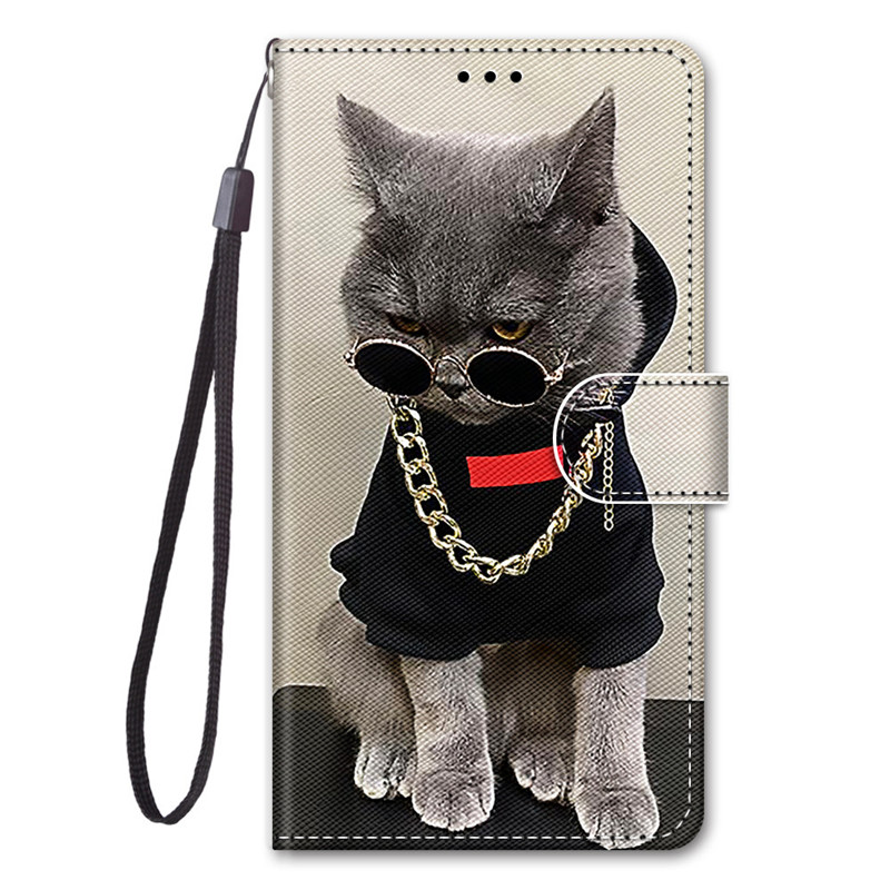 Tiger Animal Painted Wallet Phone Case For Samsung Galaxy A51 A71 A21S A31 A41 A11 A30S A10 A30 A50 A40 A20E A 20S Case Cover. 