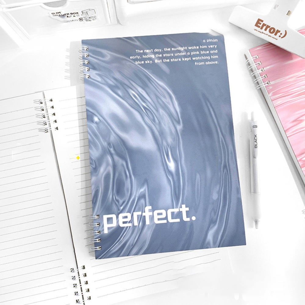 Water Ripple Notebook Flipbook Square Book B5 Notebook Non-choking Notebook. 