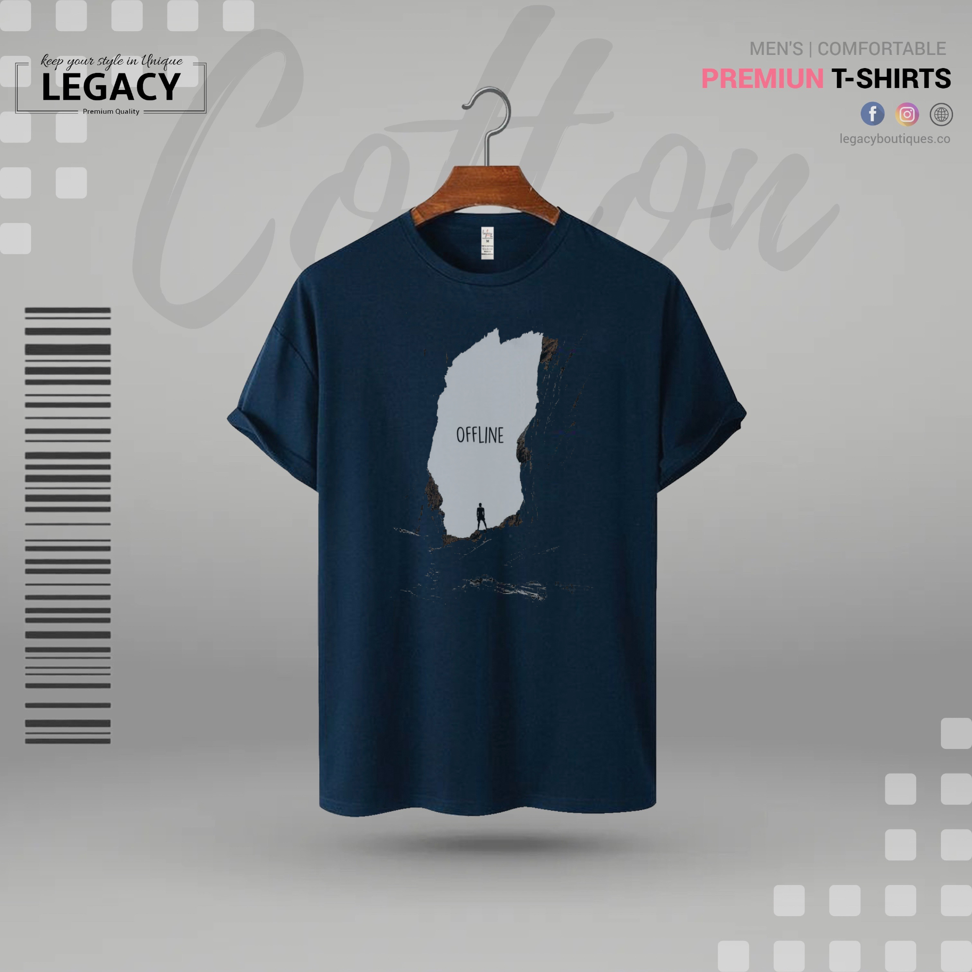 Cotton T Shirt For Man