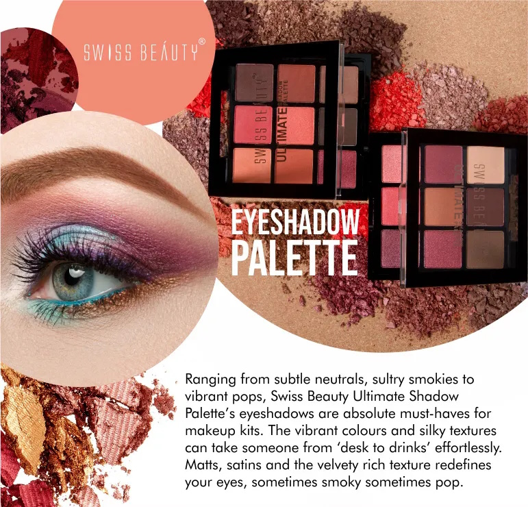 Swiss Beauty Ultimate Eyeshadow Palette 9 Color 2. 