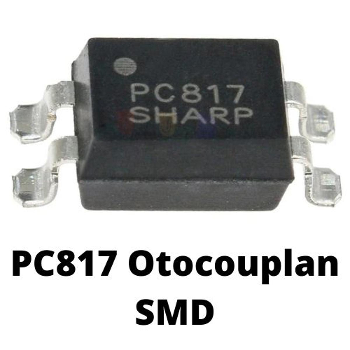 3Pcs- SMD PC817 Optocoupler PC817 IC SMD 4 Pin Leads Optocoupler Relay Driver IC Photocoupler IC For Opto-Isolators