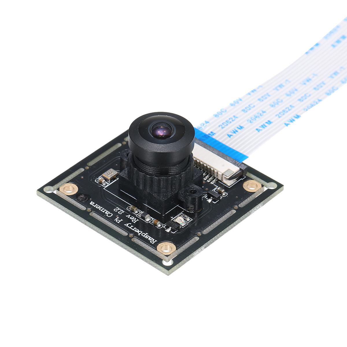HXSJ Wide Angle Fisheye Camera 5M Pixel Compatible for Raspberry Pi 3 Model B/B+