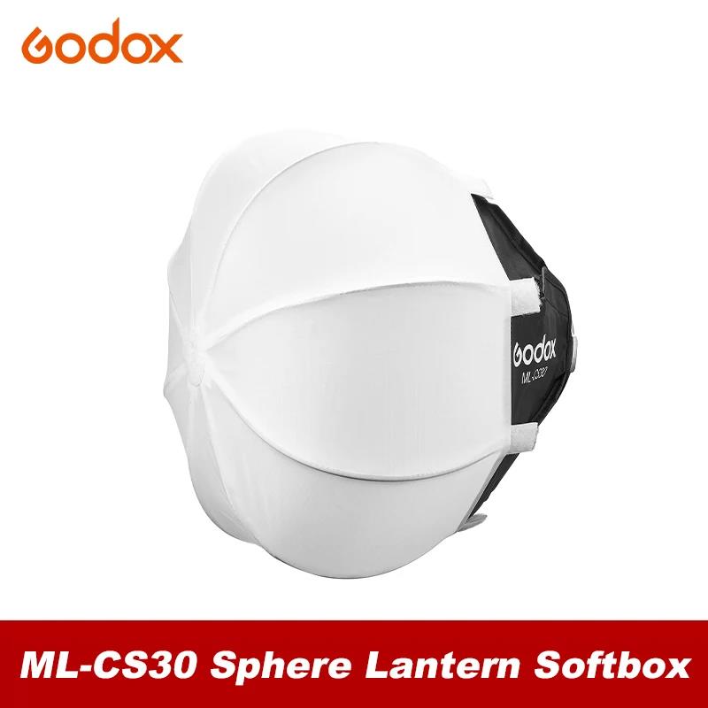 Godox ML100Bi LED ışıkları aksesuarları ML-CS30 ML-SF3030 sekizgen Softbox ML-L36 Lens reflektör ML-GB Bowens montaj adaptörü AK-B02. 