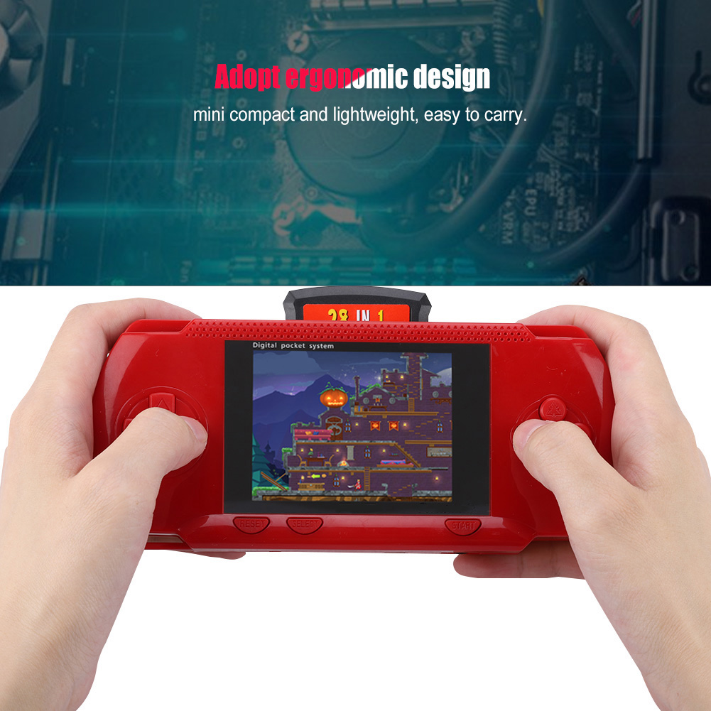Kids Game PVP Portable Handheld Digital Console Video with Card. 