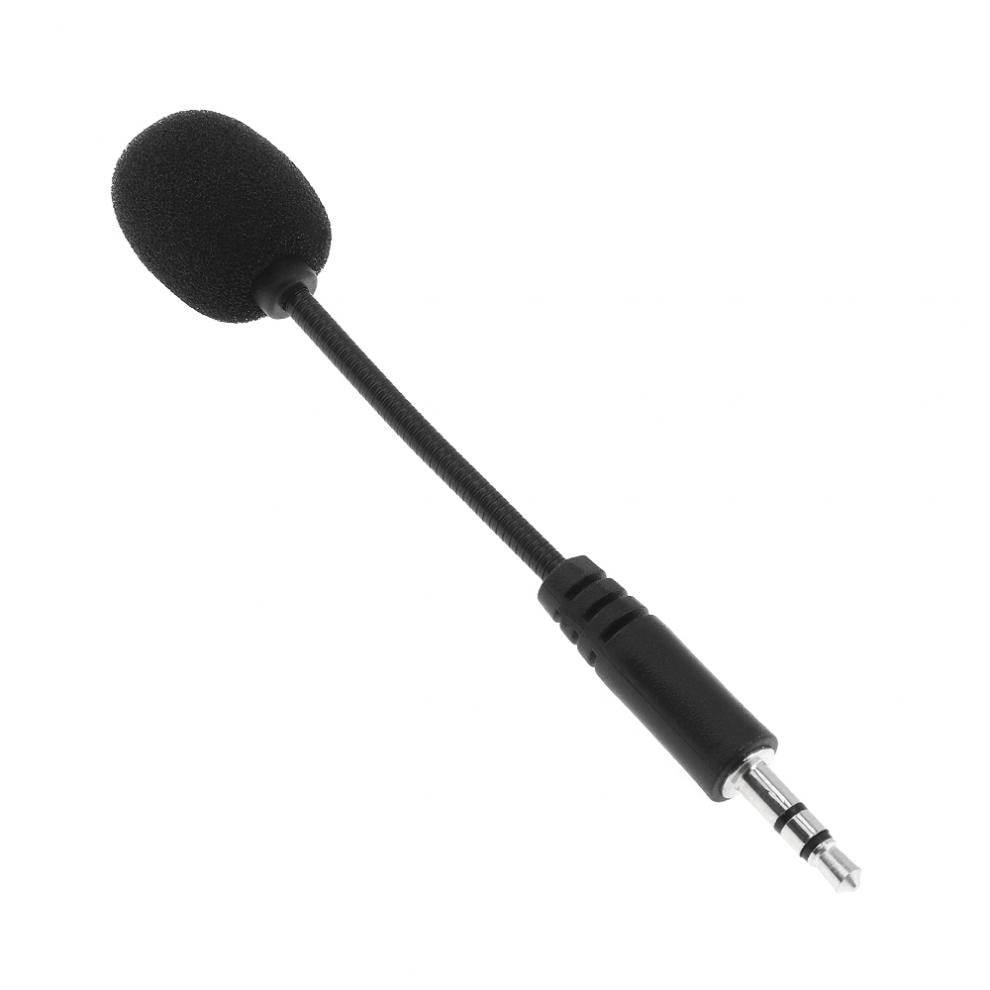 Mini 3.5mm Jack Flexible Capacitance Microphone Mic for  PC  Notebook 1 section interface. 