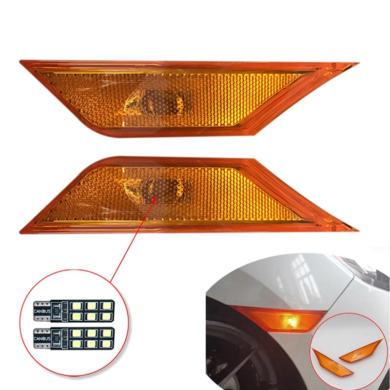 Turn Signal Light with LED Bulb for Honda Civic 2016-2020 34350TETH01. 