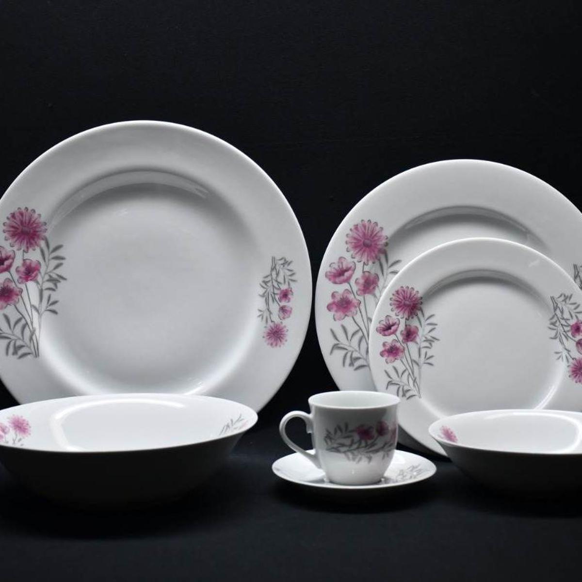 pink flower gd dinner set 27pcs
