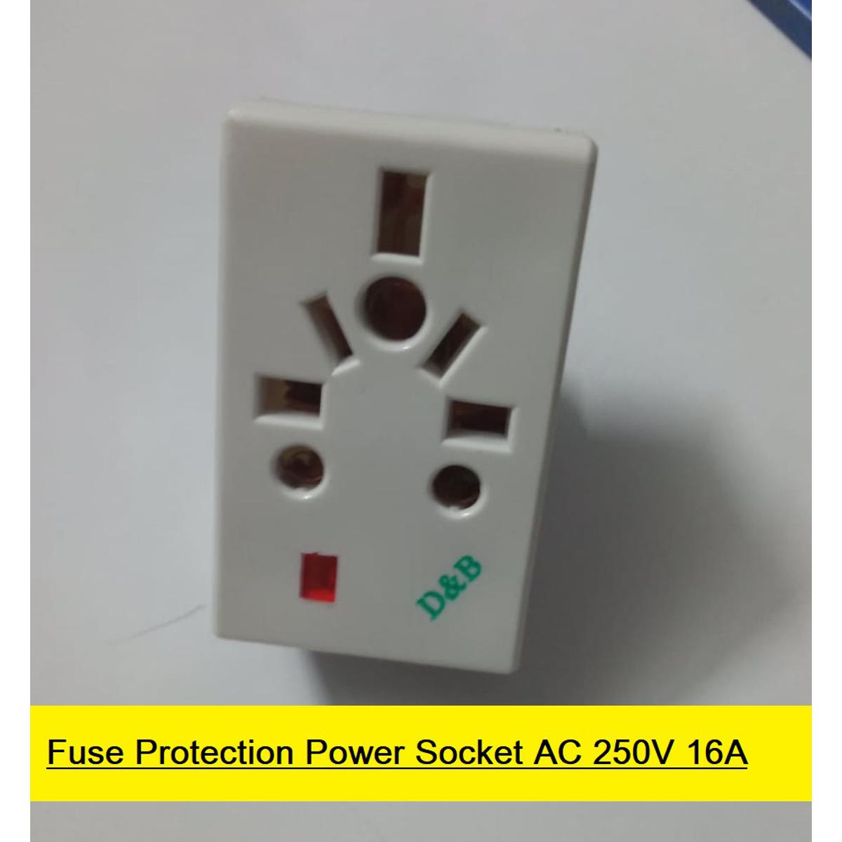 Power Socket AC 250V 16A 2 Pin Power Plug To 3 Way 5 Point Socket Converter With LED Indicator Electrical Multi Socket Plug Adapter Travel Adapter - multi plug