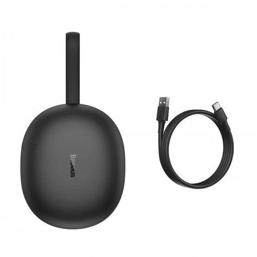 Baseus Encok W05 Lite TWS Wireless Earbuds Standby time: 300 hours, Battery capacity: 400mAh, Music time: 4 hours- Black. 