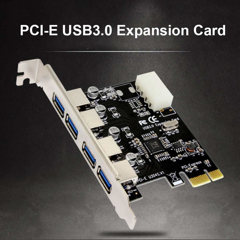 5 Gbps Speed PCI express PCIe USB 3.0 hub adapter controller USB 3 0 PCIe express 1x Adapter 4 Port USB 3.0 PCI-e Expansion Card