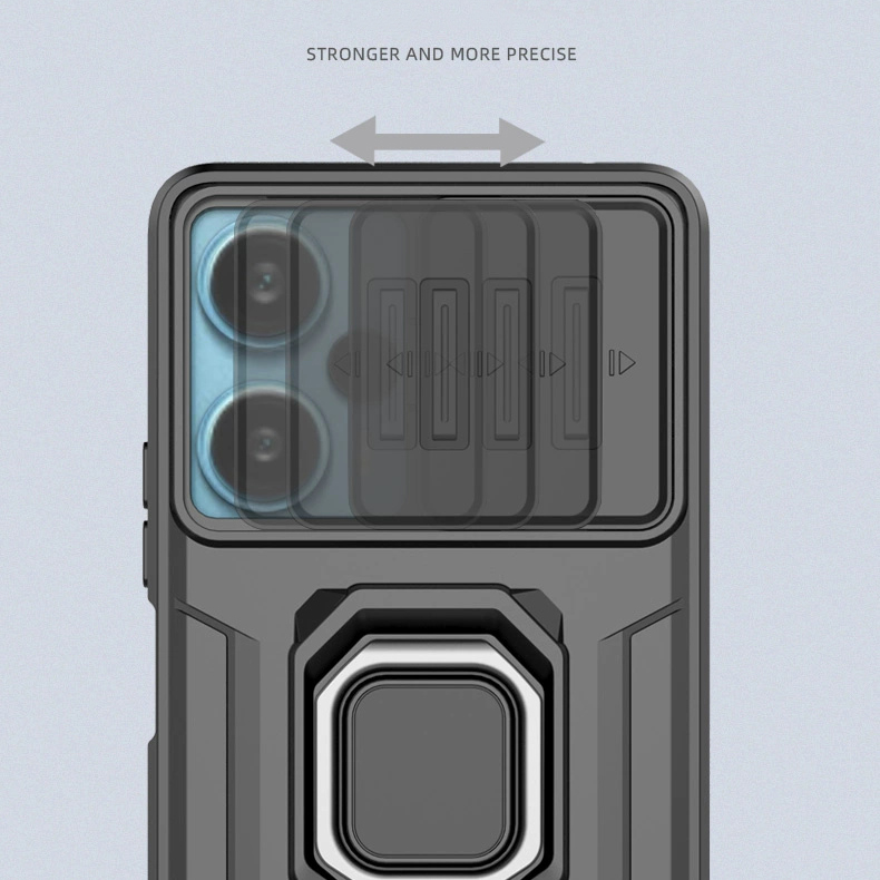 For Xiaomi Poco X6 Armor Ring Case Cover adsorb Car Holder Shockproof Camera Protection Cover For Xiaomi Poco X6 Pro Back cover Phone Cases. 