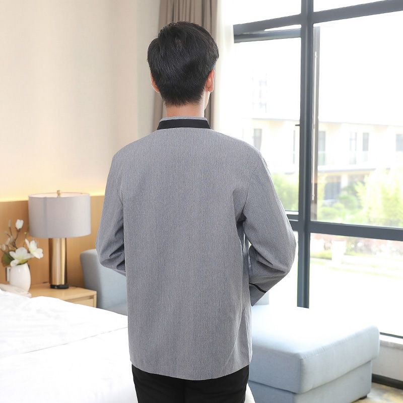 Hotel Cleaning Uniform Autumn and Winter Clothes Hotel Room Cleaning Aunt Work Clothes Female Cleaner Cleaner Set. 