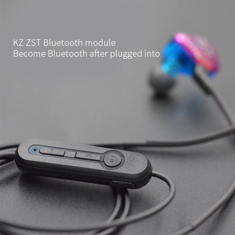 KZ AS10/BA10/ZST/ZS10 Bluetooth 4.2 Module Bluetooth Upgrade Hi-fi Portable Ear Hanging Type for KZ ZS4/ZS5/ZS6/ED16. 