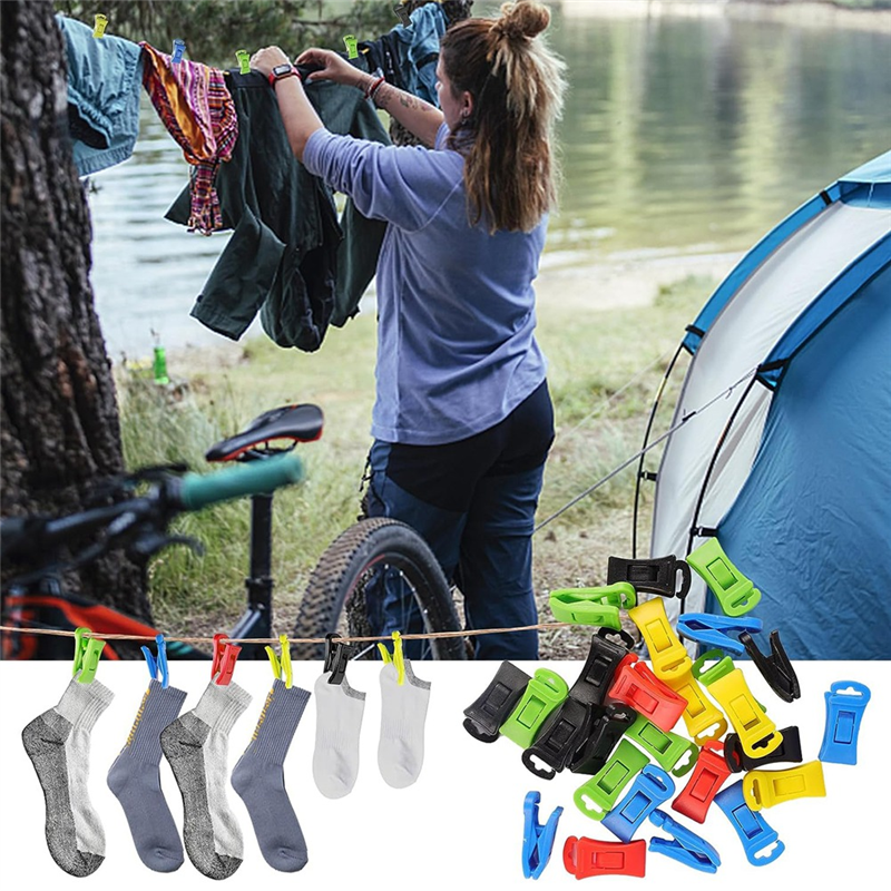 60 Sock Clips for Washing Machine and Dryer, Sock Clips with Hooks,Sock Holder Washing Machine, Directly Into the Drawer Durable. 