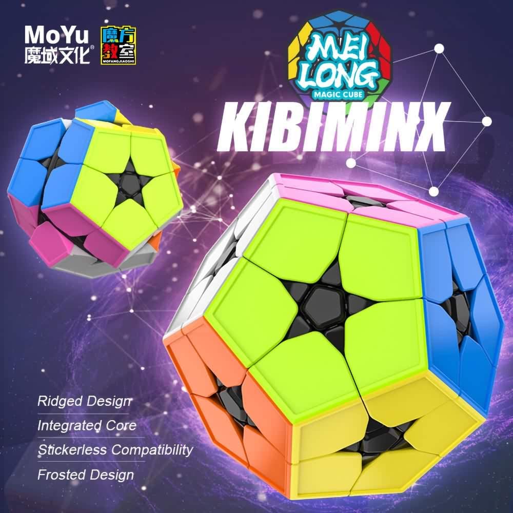 MoYu MoFang JiaoShi Meilong 2x2 Megaminx Dodecahedron Cube Cubing Classroom Meilong Kibiminx Smooth Twist Puzzle Cube Special
