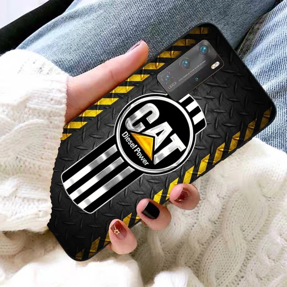 Caterpillar logo Phone Case For Huawei P 8 9 10 20 30 40 50 Pro Lite Psmart Honor 10 lite 70 Mate 20lite. 