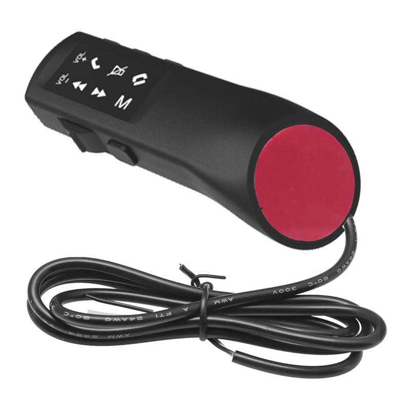 Car Steering Wheel Multi-Function Control Button Handle Key Universal Android Radio DVD 2 Din Android Wired Control Replacement Parts. 