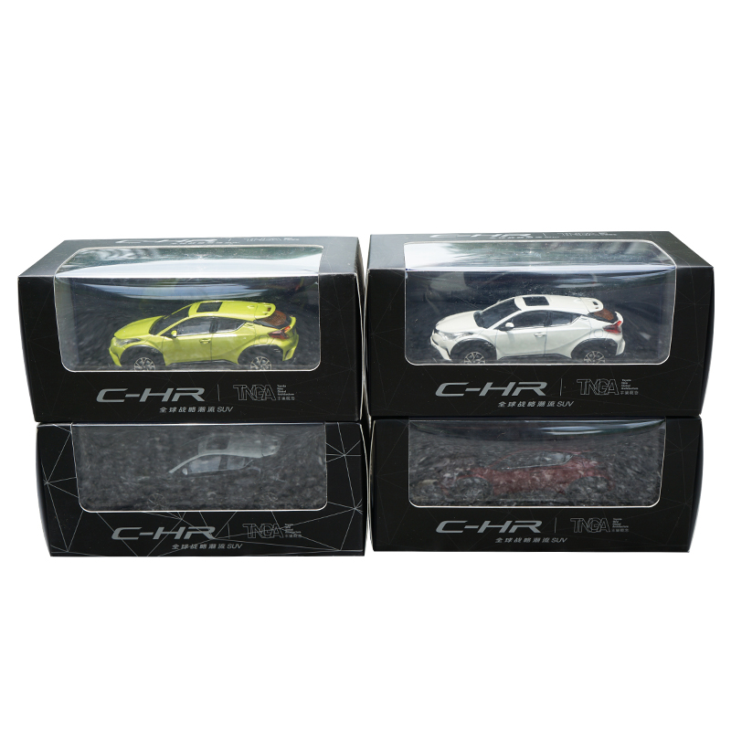 Diecast 1:43 Scale Die-cast Alloy TOYOTA'S C-HR CHR Vehicle Model Car Toys Adult Child Boys Gifts Collection Display Souvenir. 