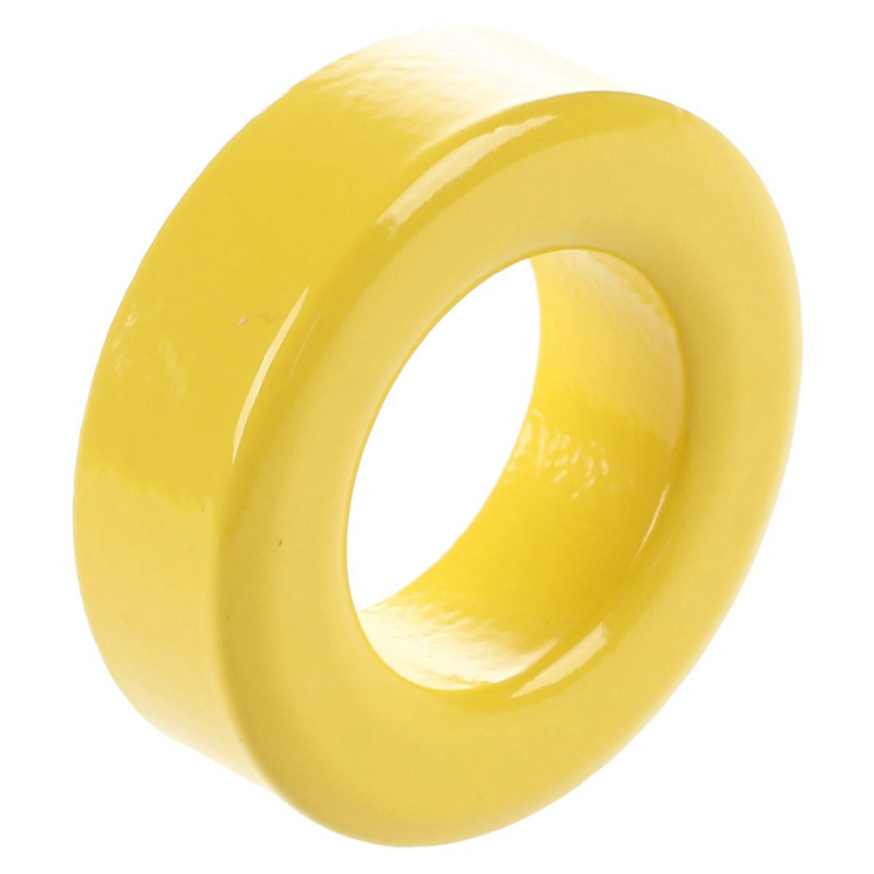 10 Pcs 33mm x 19mm x 11mm Yellow White Iron Core Ferrite Rings Toroid