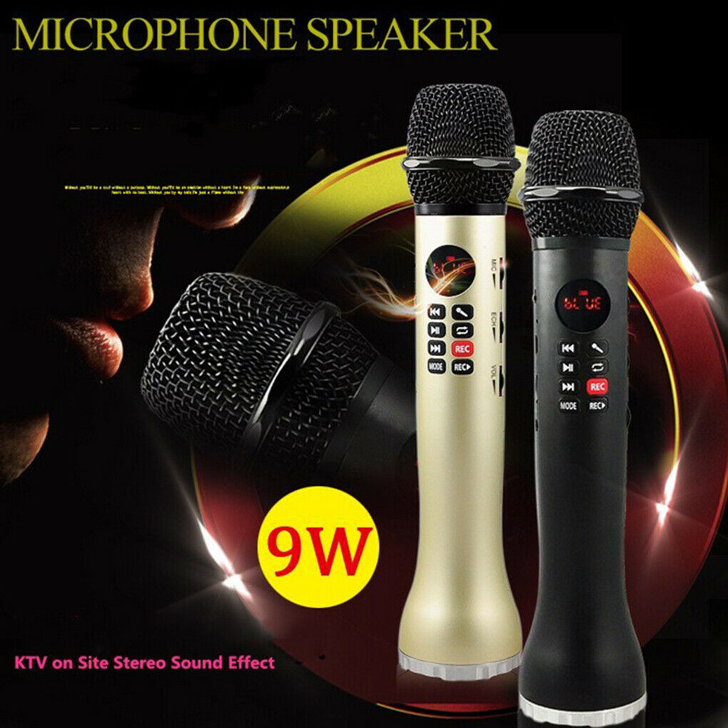 Karaoke L - 598 Bluetooth Microphone Portable Speaker 9 Watt. 