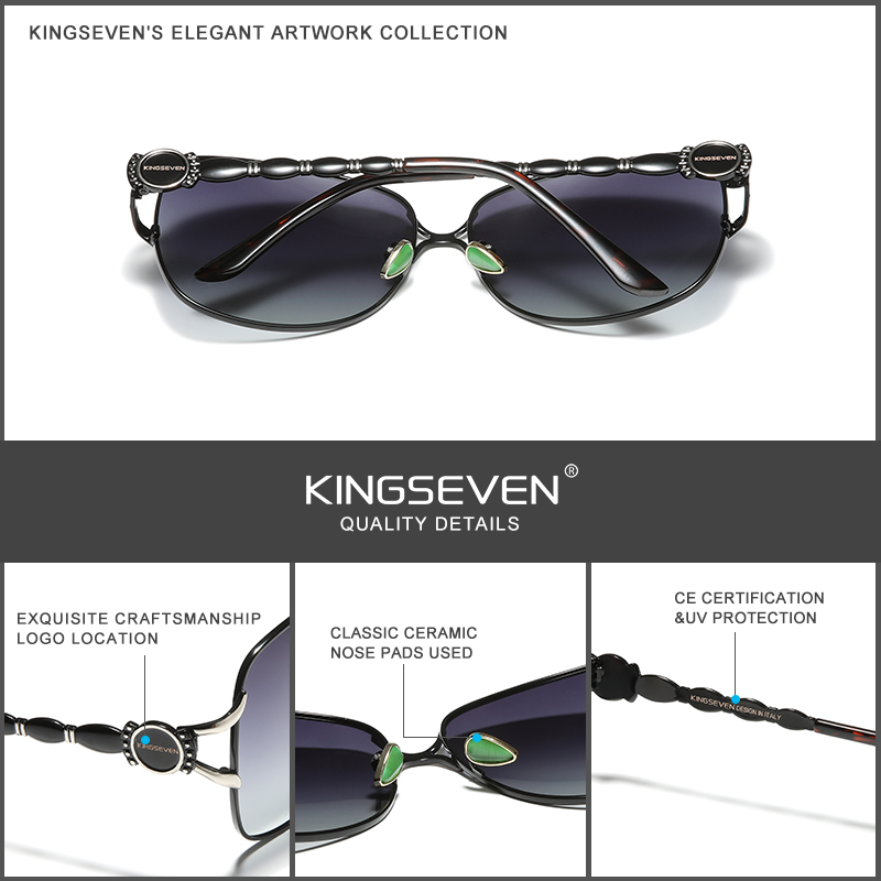 KINGSEVEN Women’s Sunglasses – Polarized Luxury