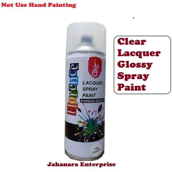 Clear Lacquer Glossy Spray Paint 400ml
