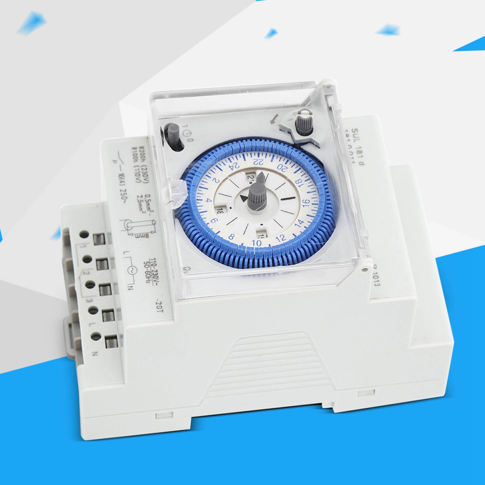 24 Hours 250VAC Mechanical Timer Switch Programmable For Lights. 
