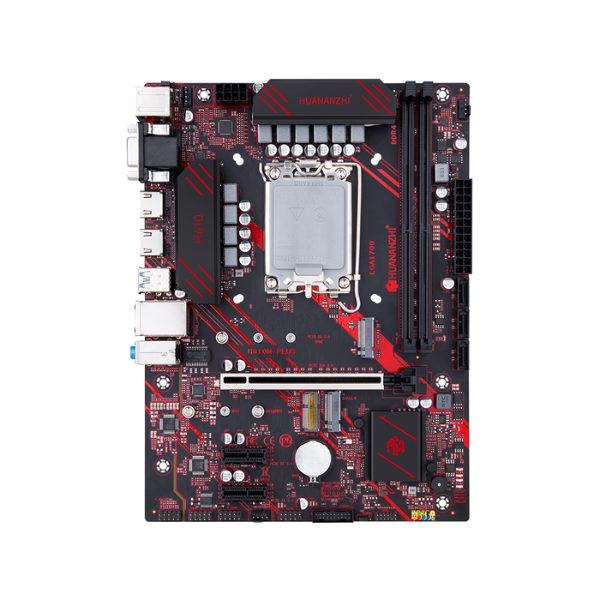 Huananzhi H610M-PLUS 12th & 13th Gen WiFi Motherboard with Pre-Installed Windows