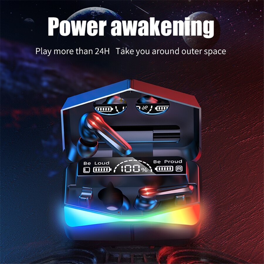 M28 TWS Wireless Gaming Earbuds With Games And Music Dual Modes. 