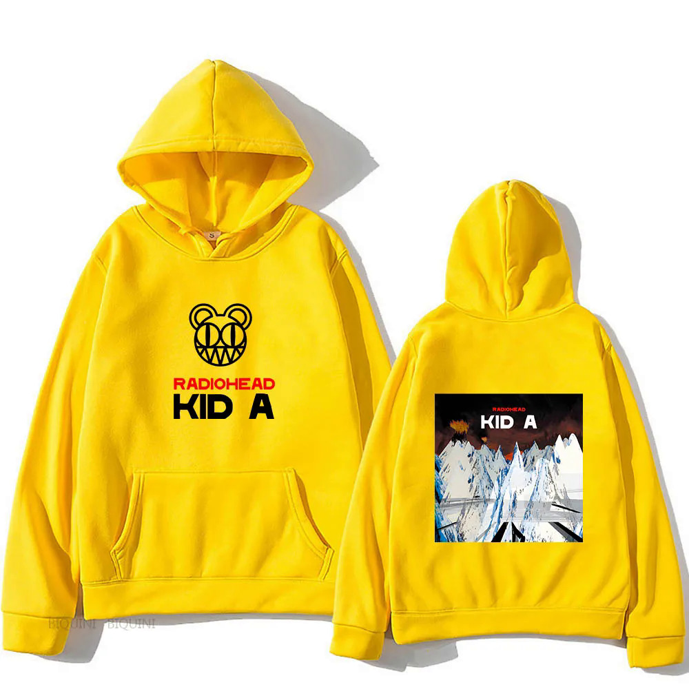 Radiohead Kawaii/Cute Cartoon Hoodies Manga Sweatshirt Fleece Anime Men/women Clothes Funko Pop Soft Warm Streetwear Comic Hoody. 