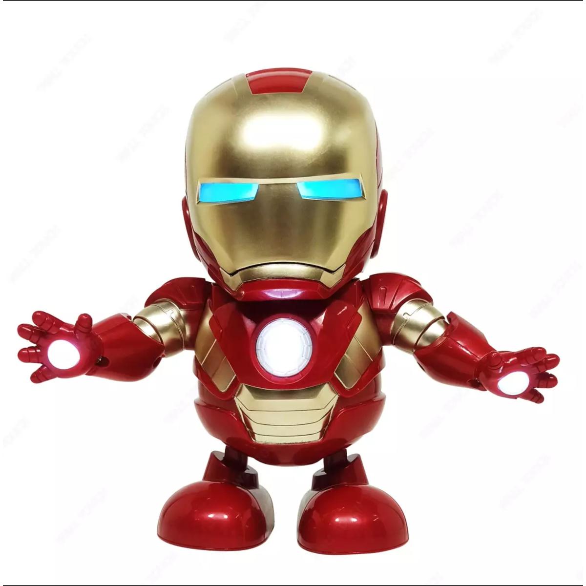 Iron Man-Dance Hero Super Hero  Iron Man  Dancing Robot Toy With Real Dance Move, Music And Lights For Kids