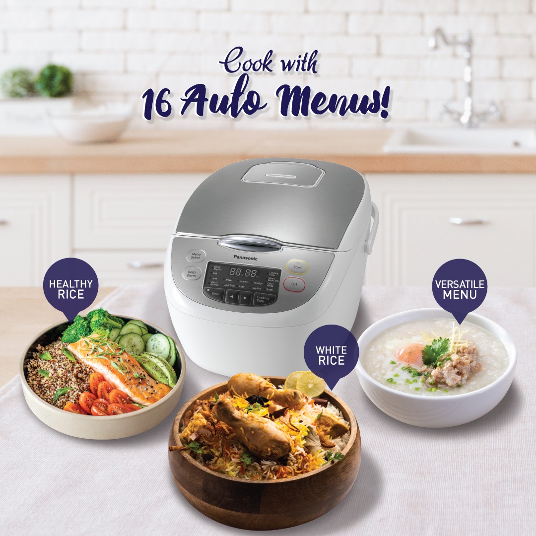 Panasonic SR-CX188 Micro Computer Automatic Jar Type Rice Cooker | 1.8 Liter. 